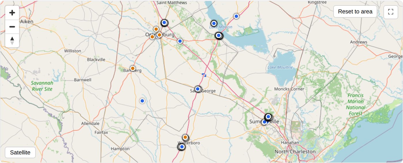 iVerify lodging and truck-services layer at Interchange (Exit 77)