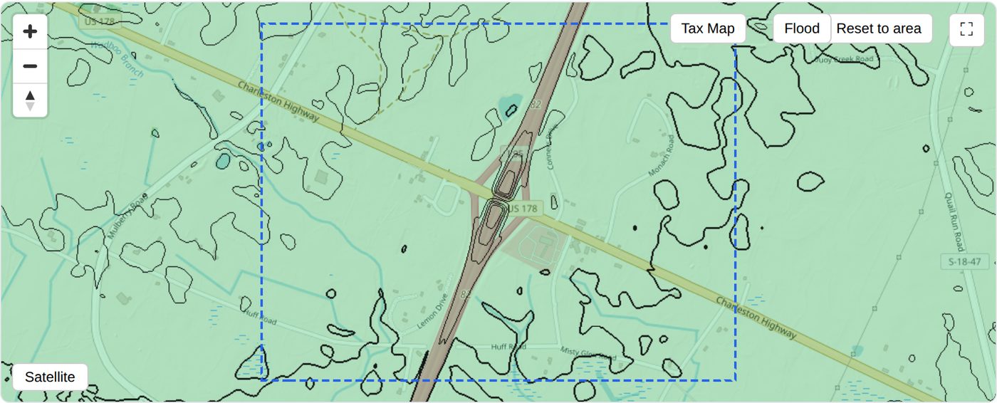 iVerify elevation layer at Interchange (Exit 77)